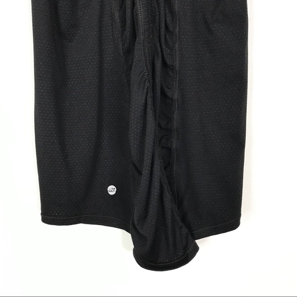 Vimmia Mesh Ruched Racerback Tank Top Black Small - Picture 5 of 7